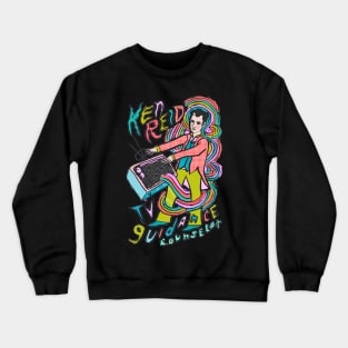 TV Guidance Black Light Crewneck Sweatshirt